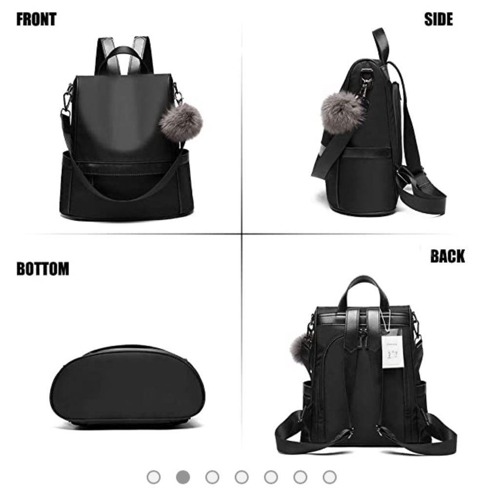 BLACK BACKPACK✨ - Picture 2 of 6
